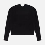 Cashmere Open-Front Shrunken Cardigan (14698340516203)