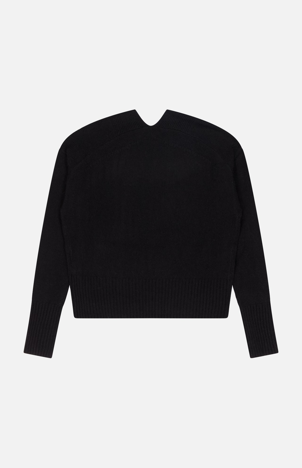 Cashmere Open-Front Shrunken Cardigan (14698340516203)