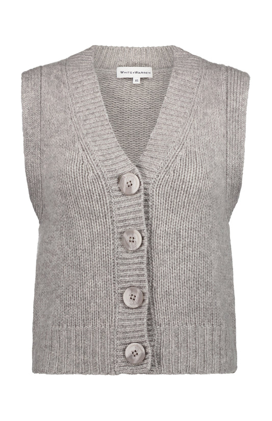 Cashmere Plush Button Vest (7192520097907)