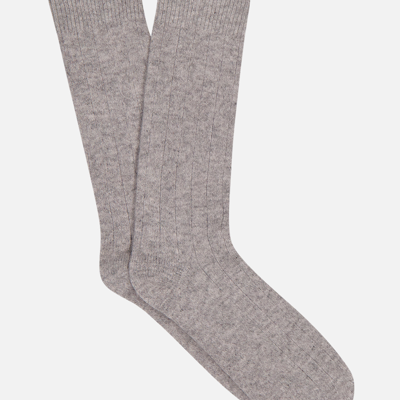 Cashmere Ribbed Sock (7730565873779)