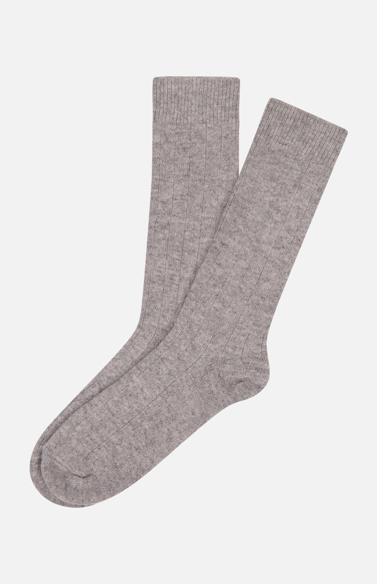 Cashmere Ribbed Sock (7730565873779)