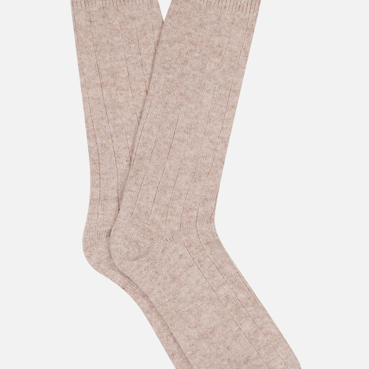 Cashmere Ribbed Sock (7730565906547)