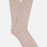 Cashmere Ribbed Sock (7730565906547)