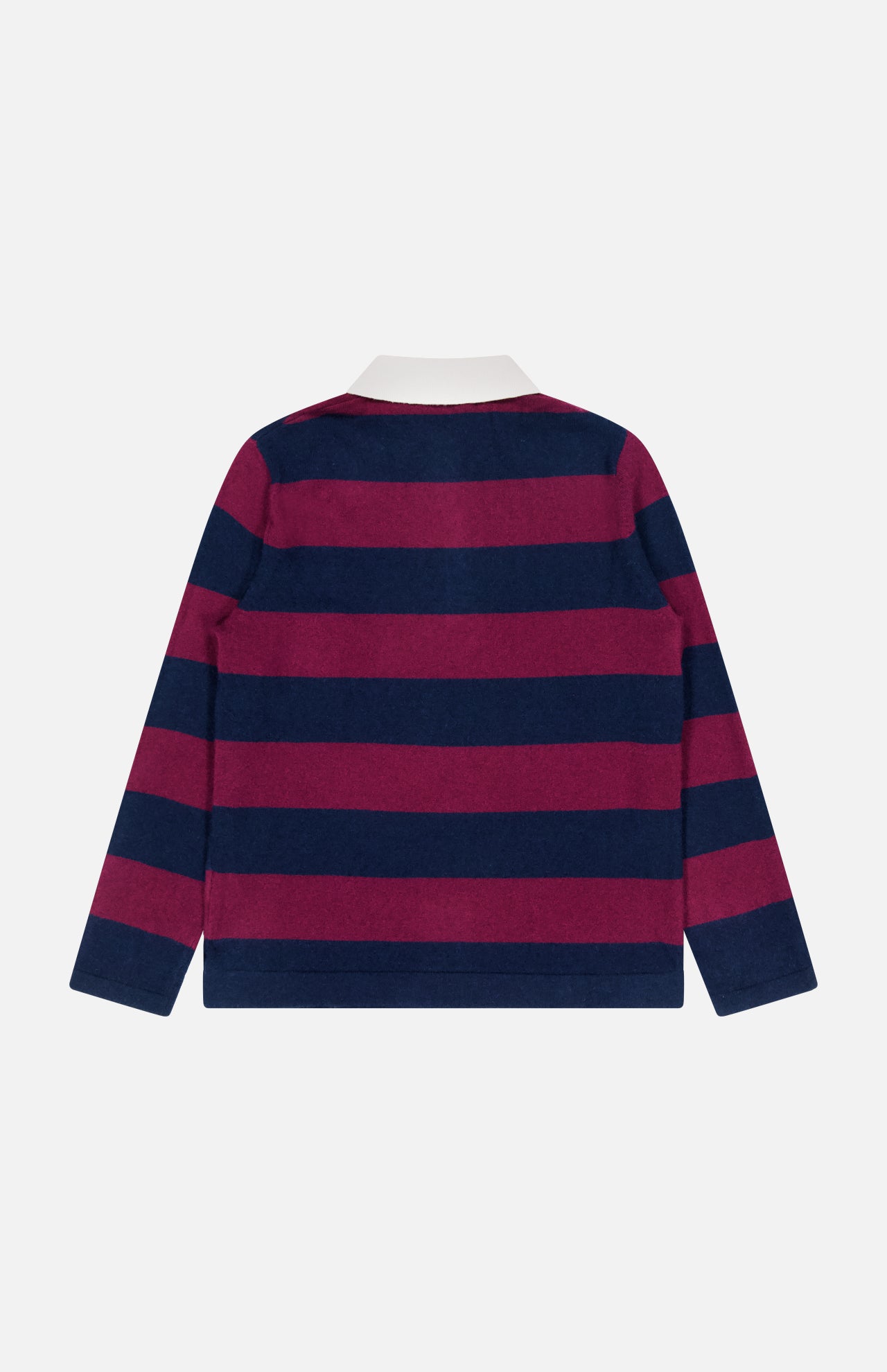 Cashmere Rugby Stripe Polo Shirt (14698340647275)