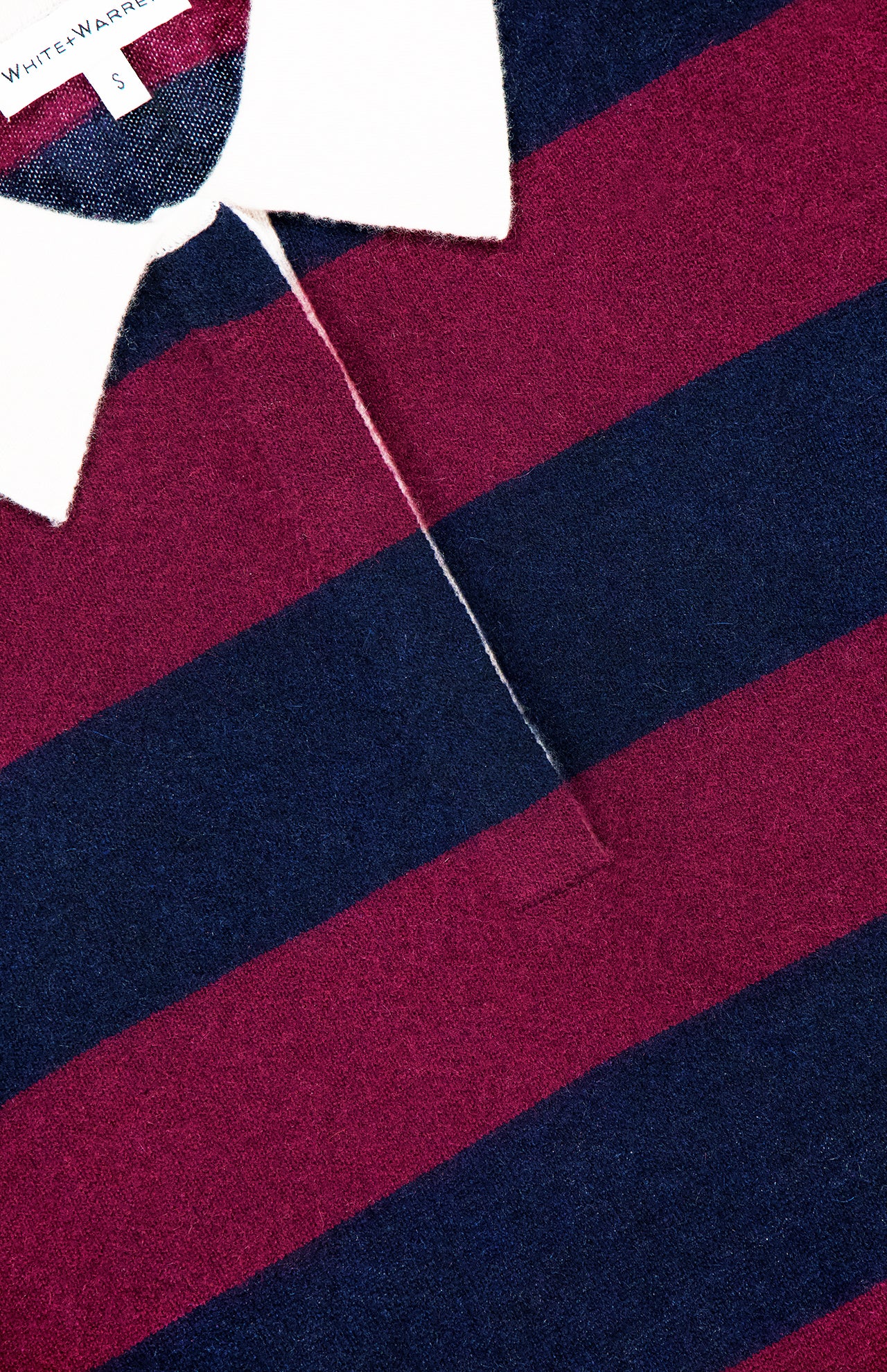 Cashmere Rugby Stripe Polo Shirt (14698340647275)