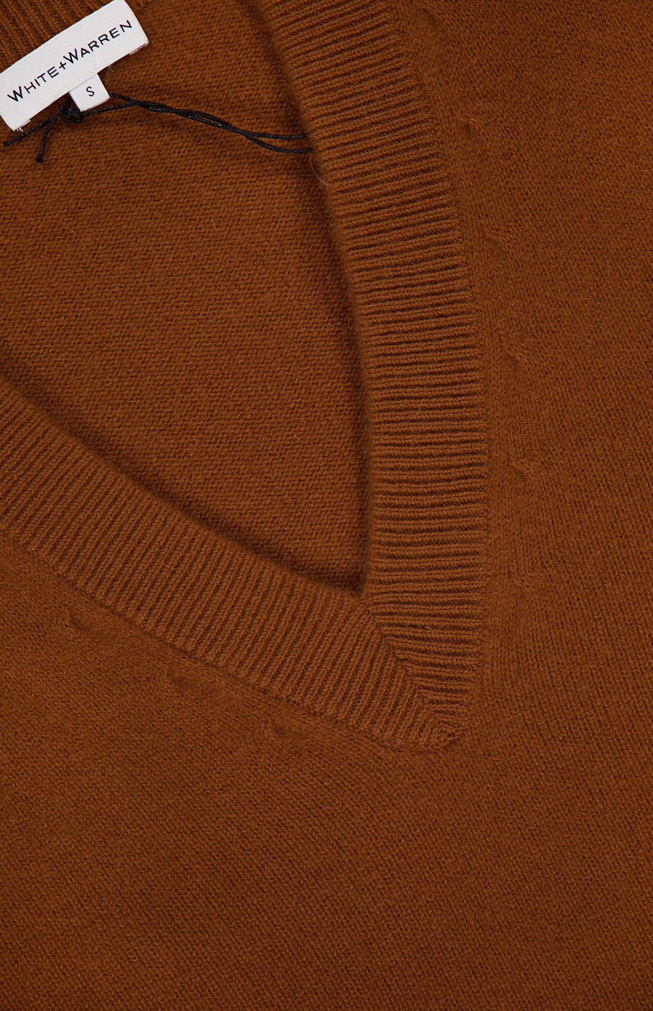 Cashmere Side Slit V-Neck Sweater (7730568003699)