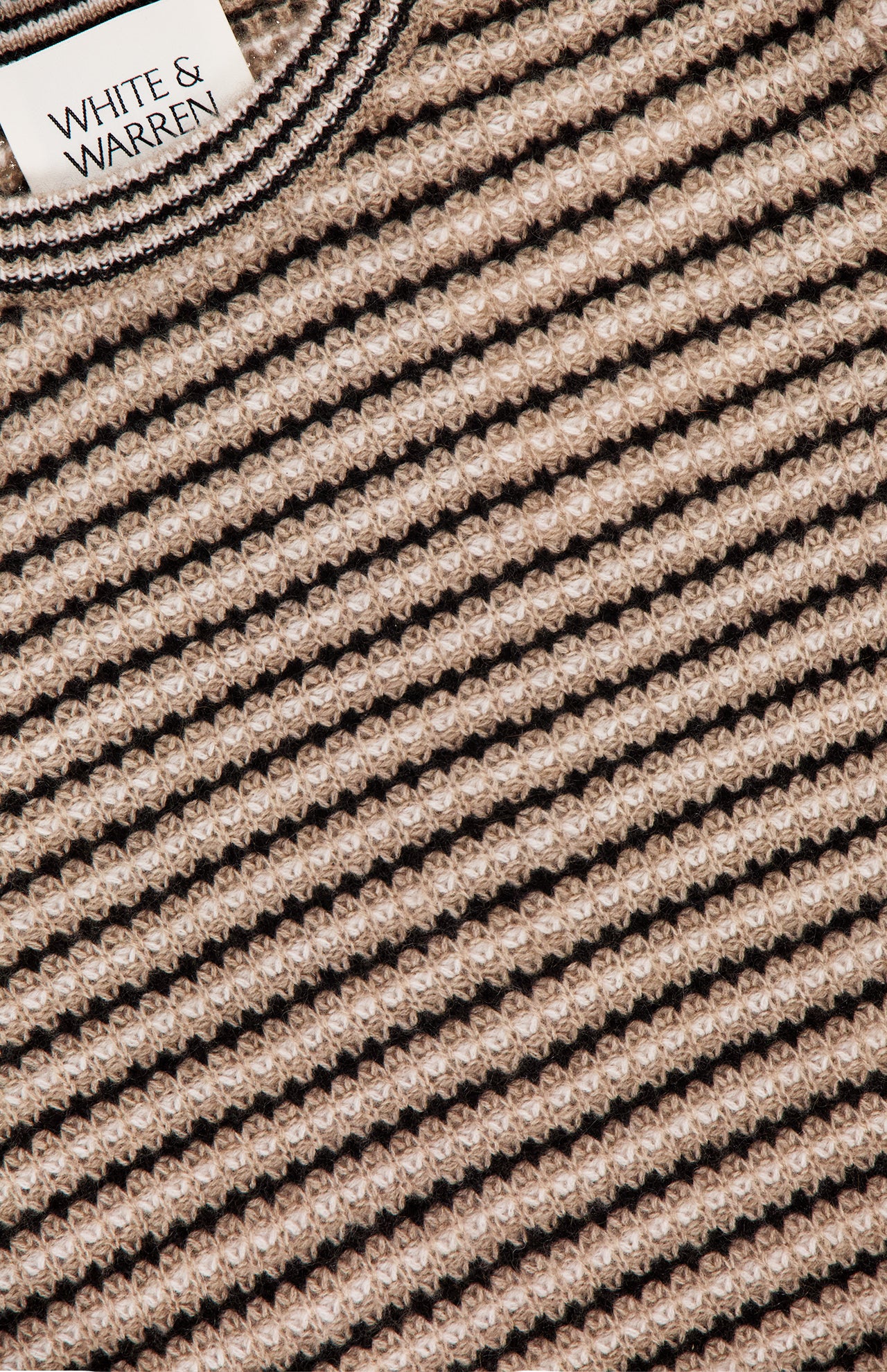 Cashmere Textured Stripe Crewneck Sweater (14706339447147)