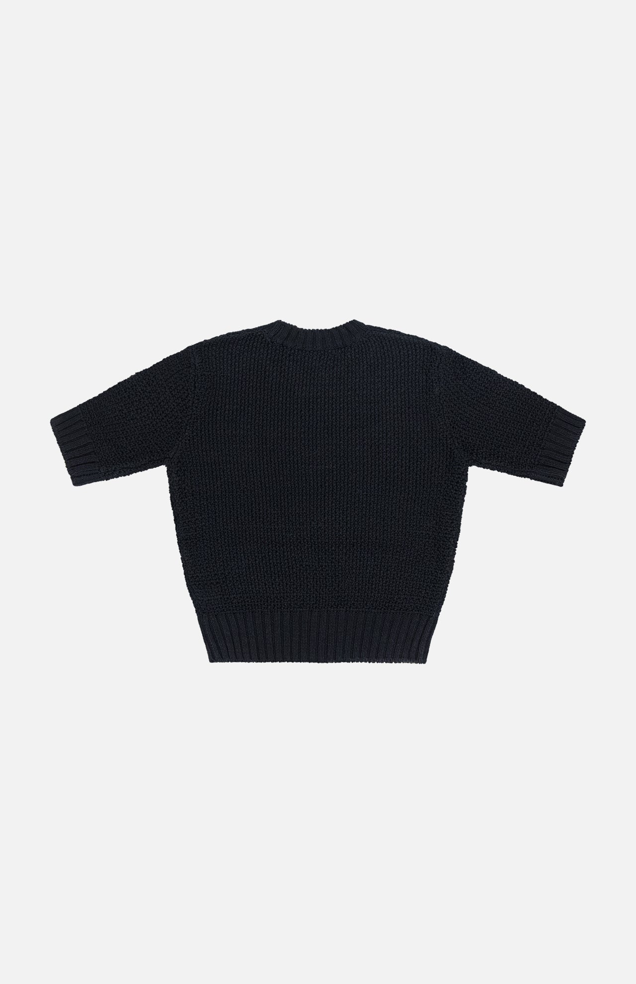 Mercerized Cotton Textured Sweater T-shirt (14698340680043)