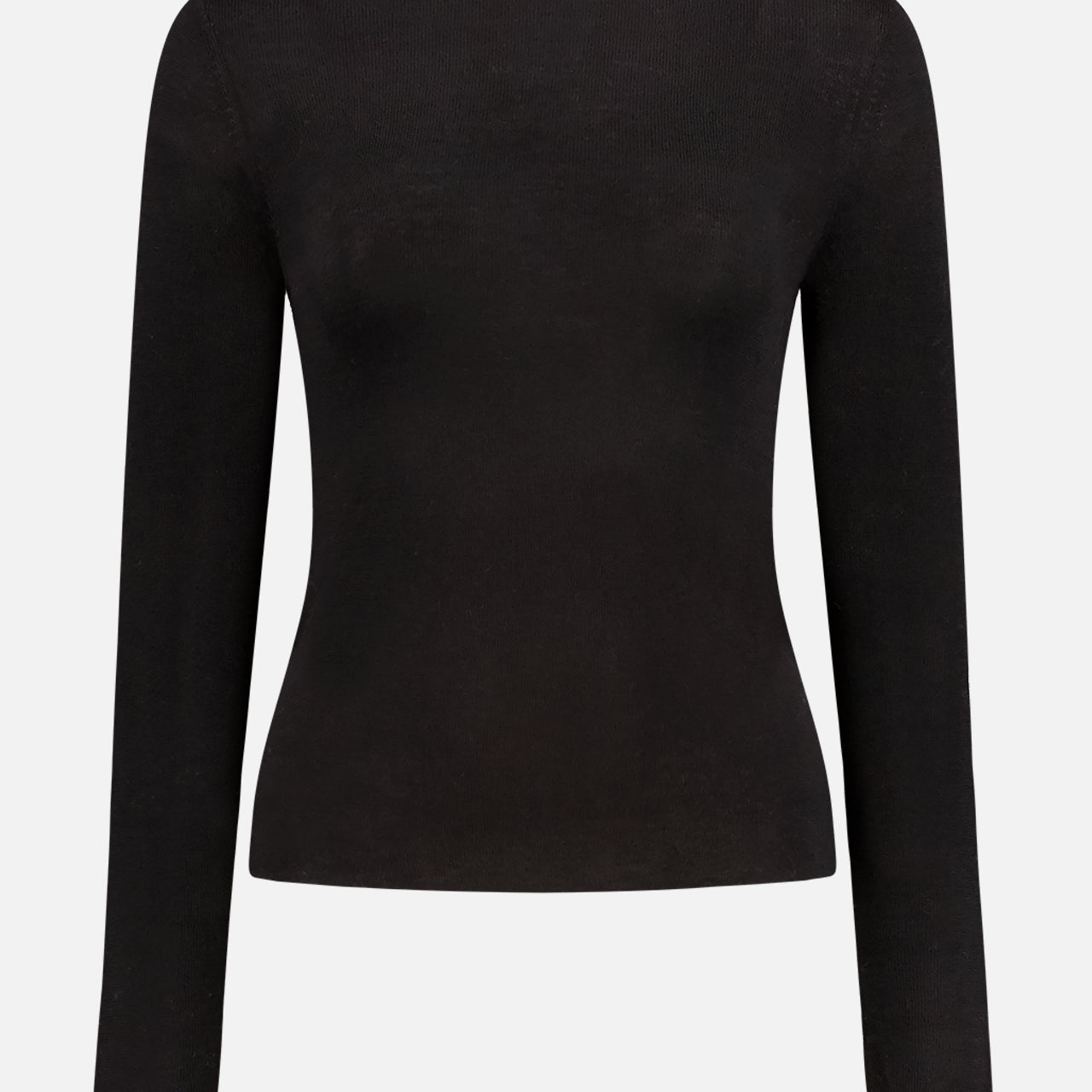 Superfine Merino Fitted Turtleneck Sweater (7730568298611)