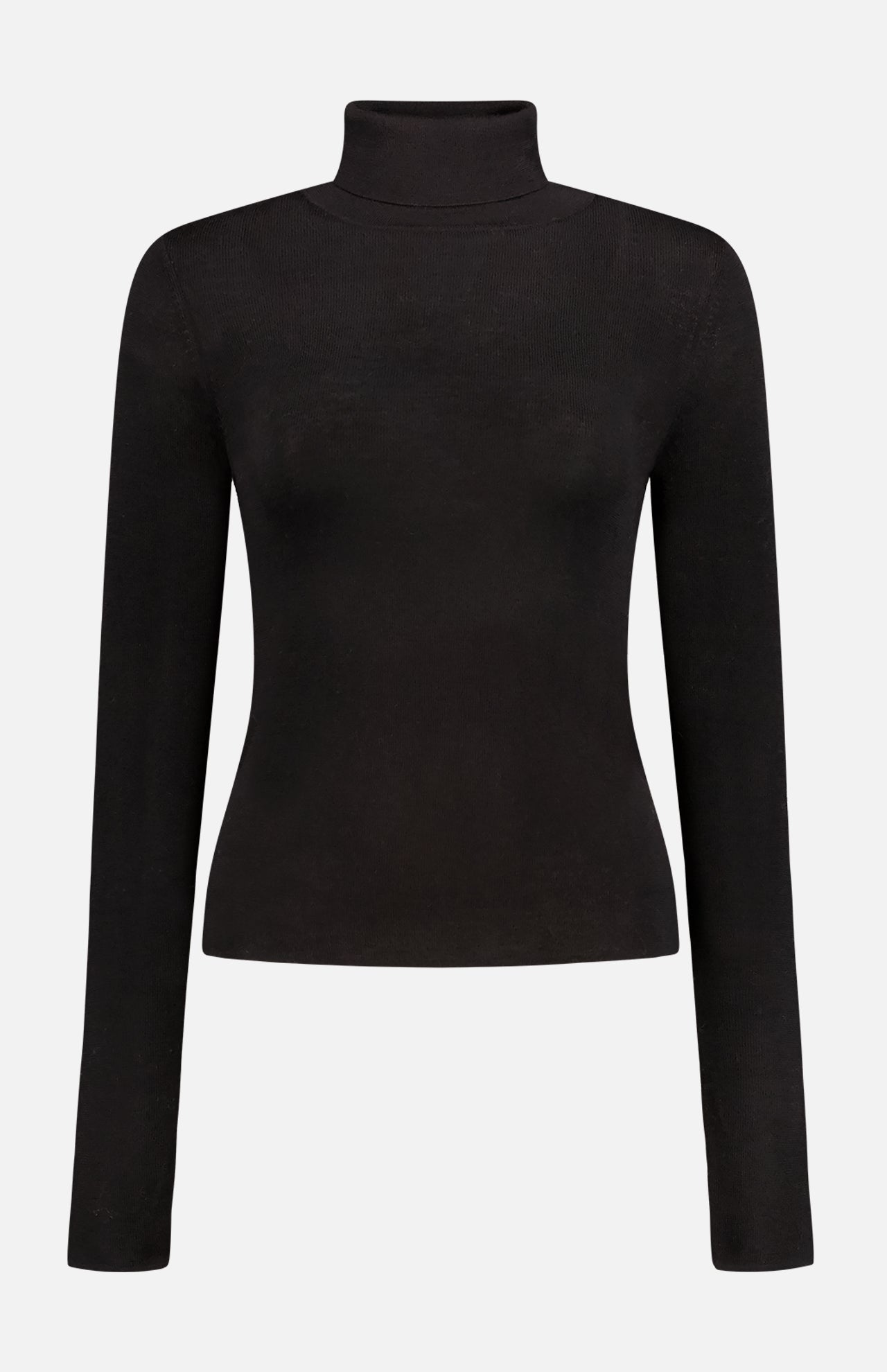 Superfine Merino Fitted Turtleneck Sweater (7730568298611)