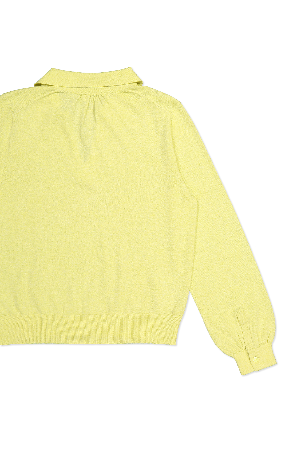Cotton Hemp Gauze Polo Sweater (7145632694387)