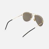 Aviator Gold Rimless Sunglasses