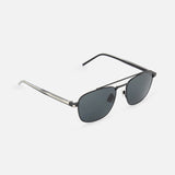 Aviator Black Metal Sunglasses