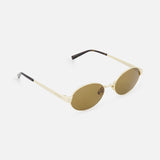 Oval Gold Sunglasses