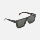 Shield Frame Brown Sunglasses