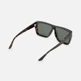 Shield Frame Brown Sunglasses