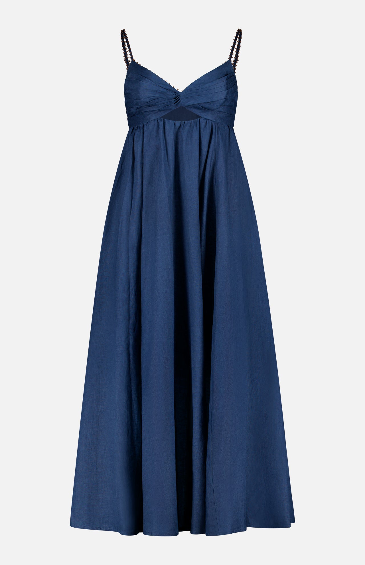 Ascension Twist Front Midi Dress (14678136226155)
