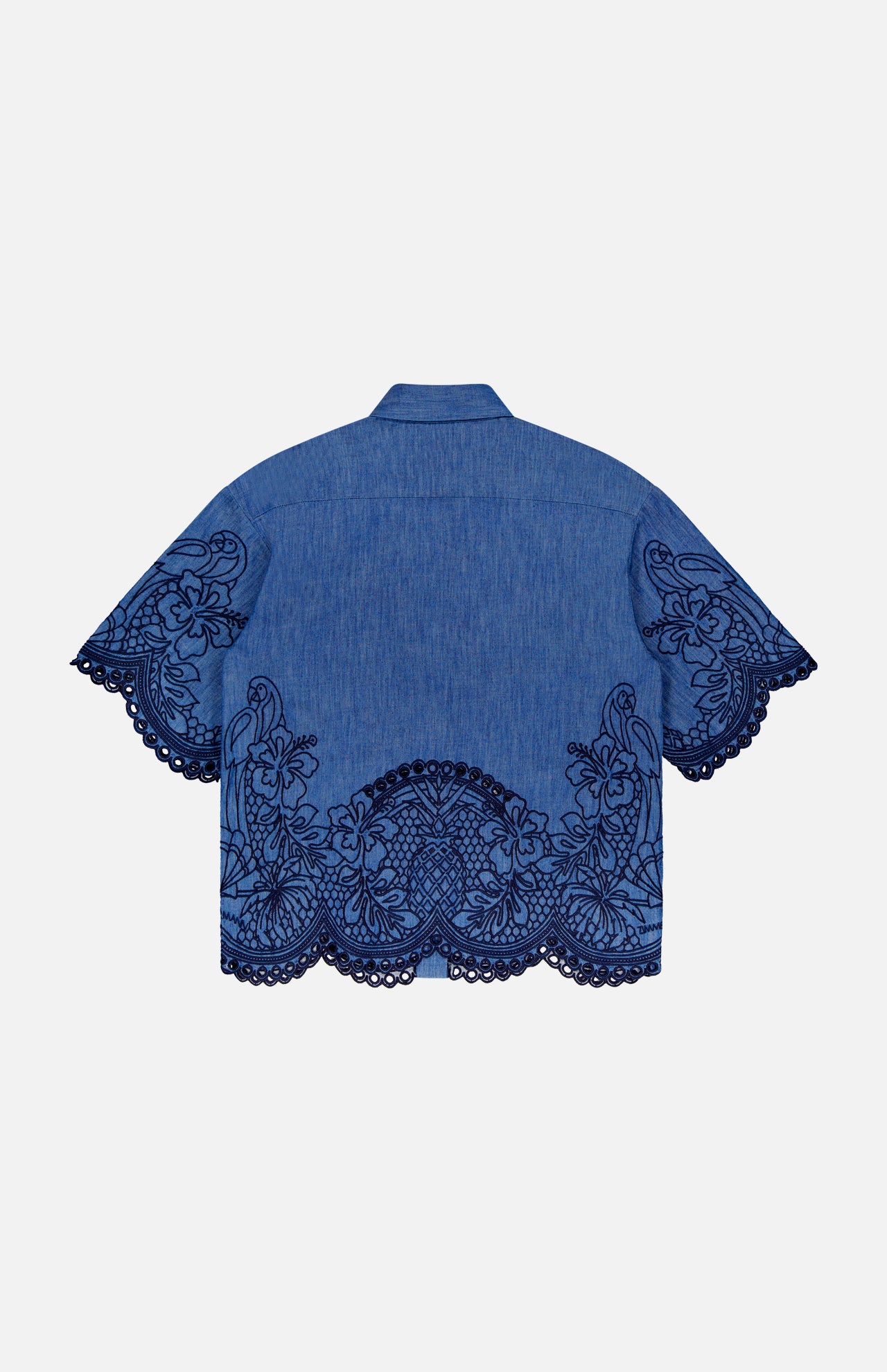 Coco Embroidered Denim Shirt (14678136291691)