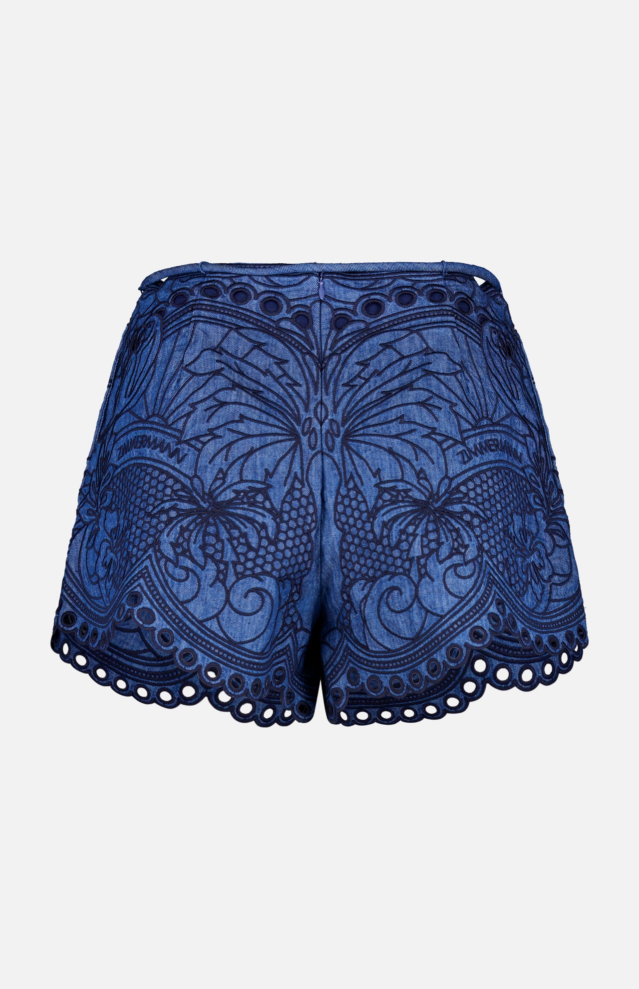 ショートパンツ ZIMMERMANN Denim Coco Shorts Zimmermann Coco Embroidered Denim Shorts | Neiman Marcus