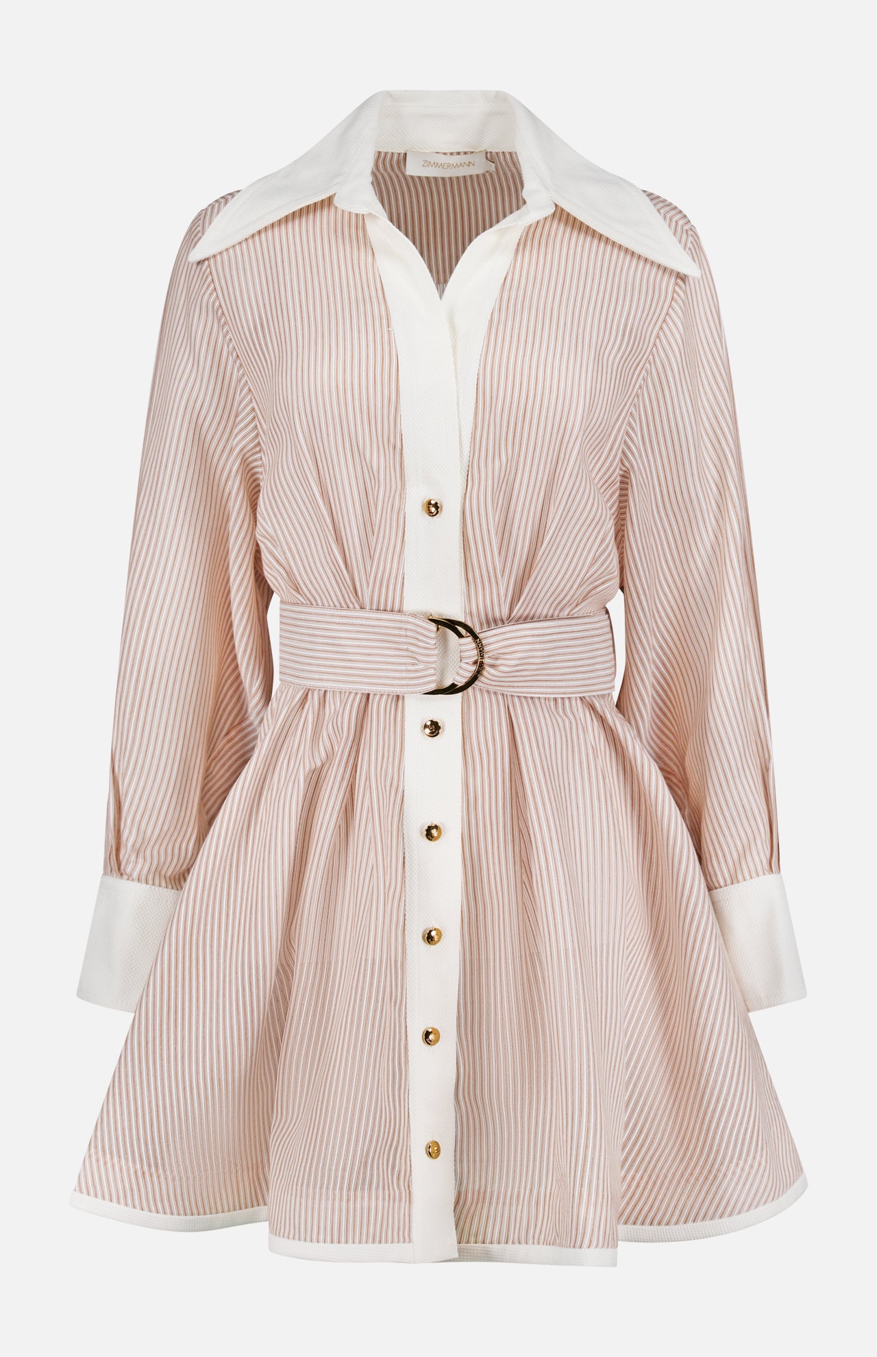 Hypnotic Striped Tuck Mini Dress (14701382238571)