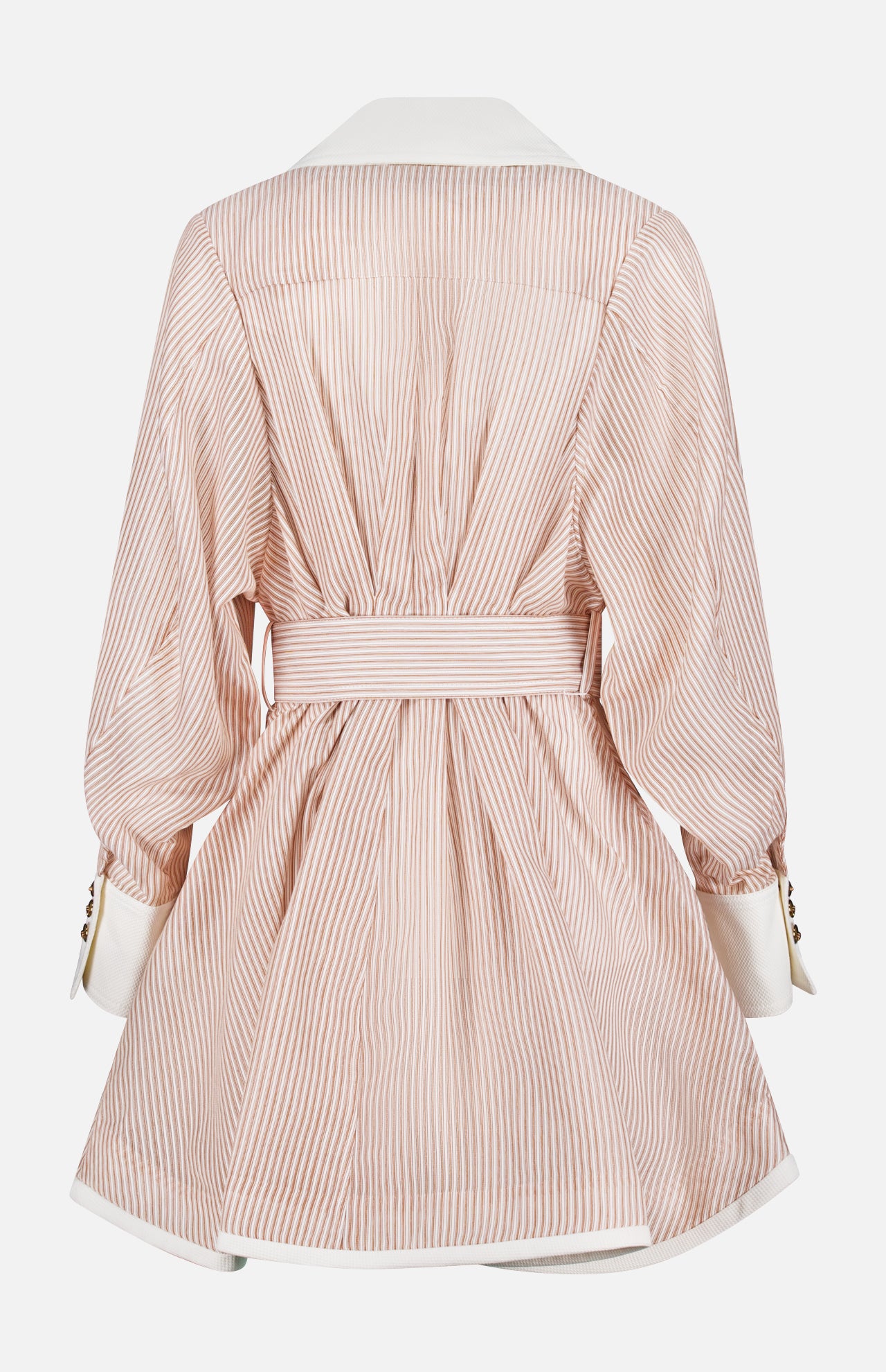 Hypnotic Striped Tuck Mini Dress (14701382238571)