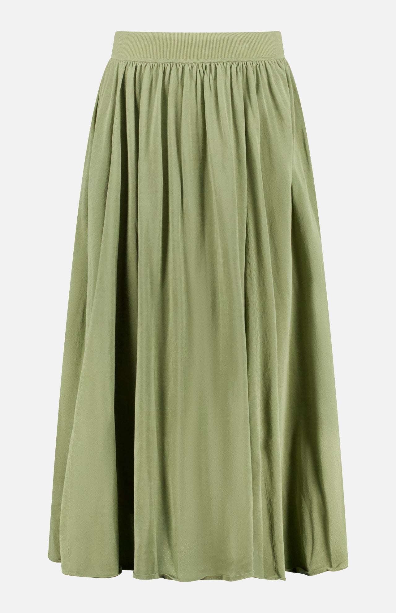 Illuminate Gathered Midi Skirt (14661260378475)