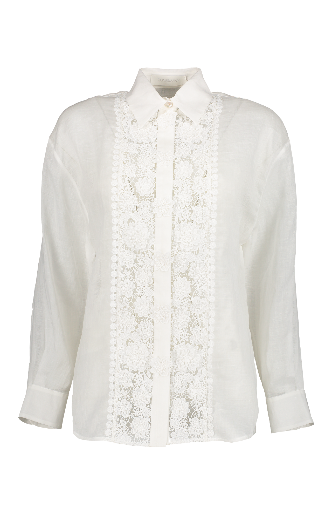 Raie Lace Flower Shirt (7126197370995)