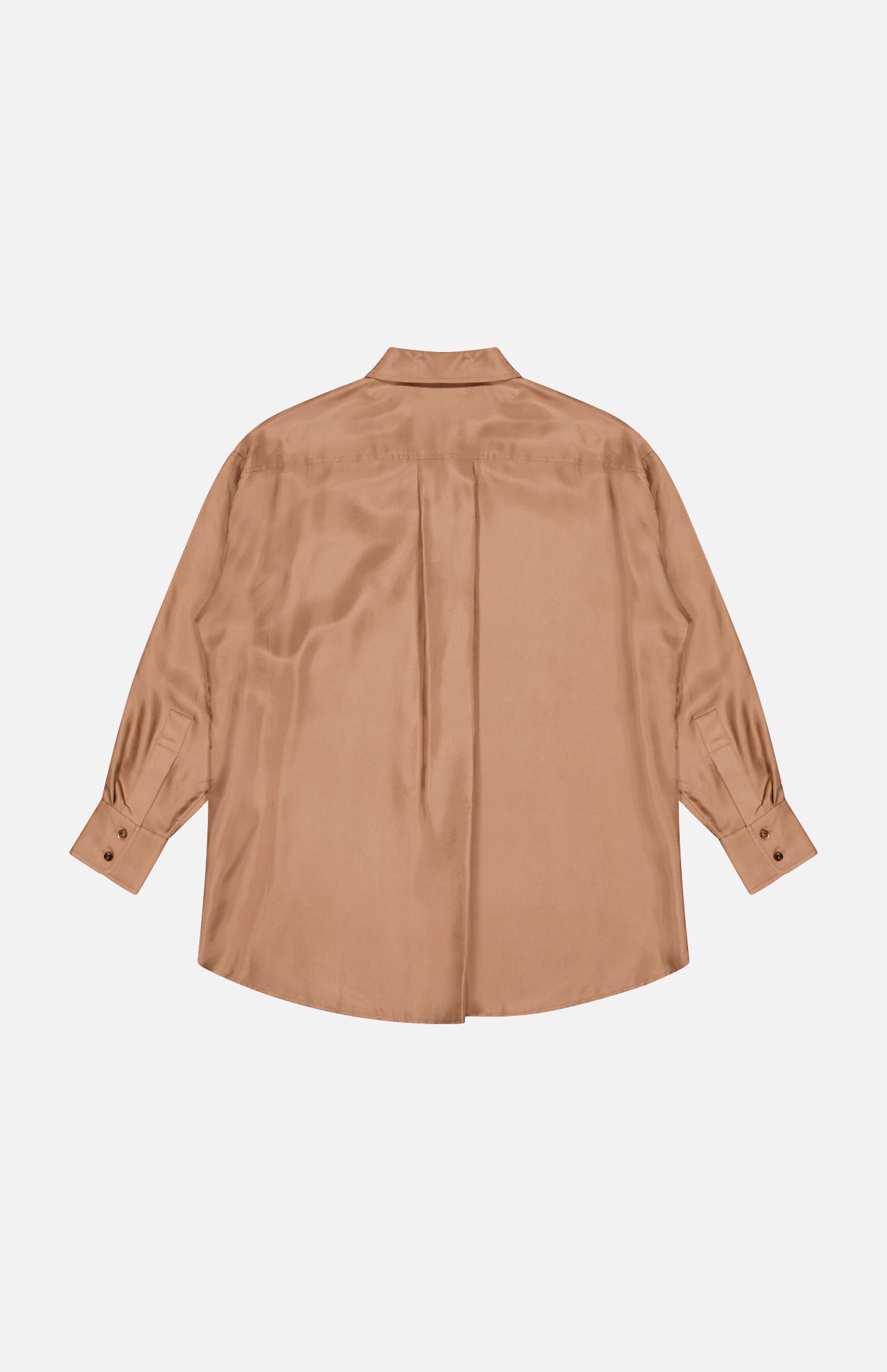 Relaxed Removable Tie Silk Shirt (14702068826475)