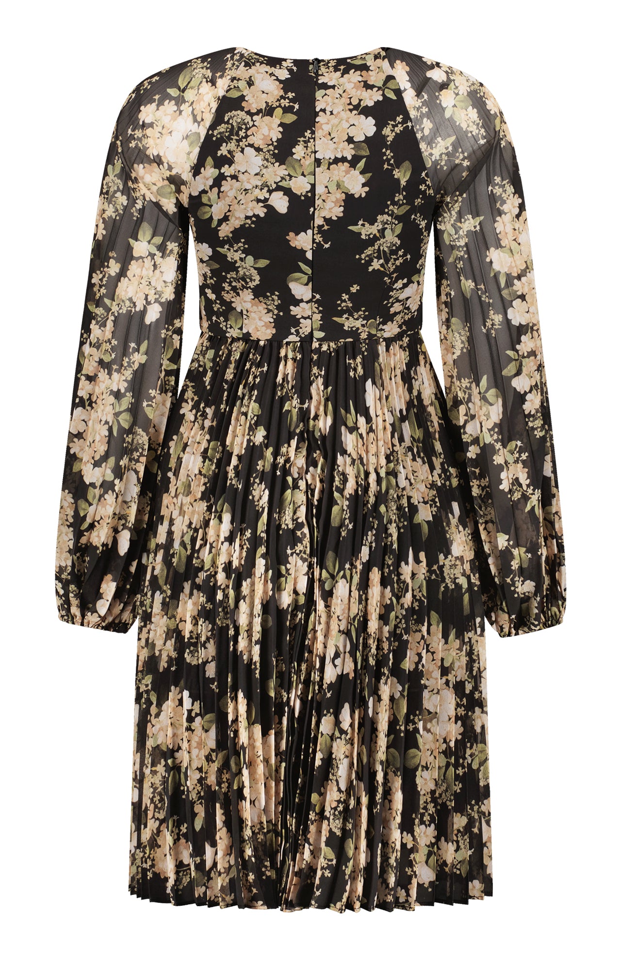 Sunray Pleated Mini Dress