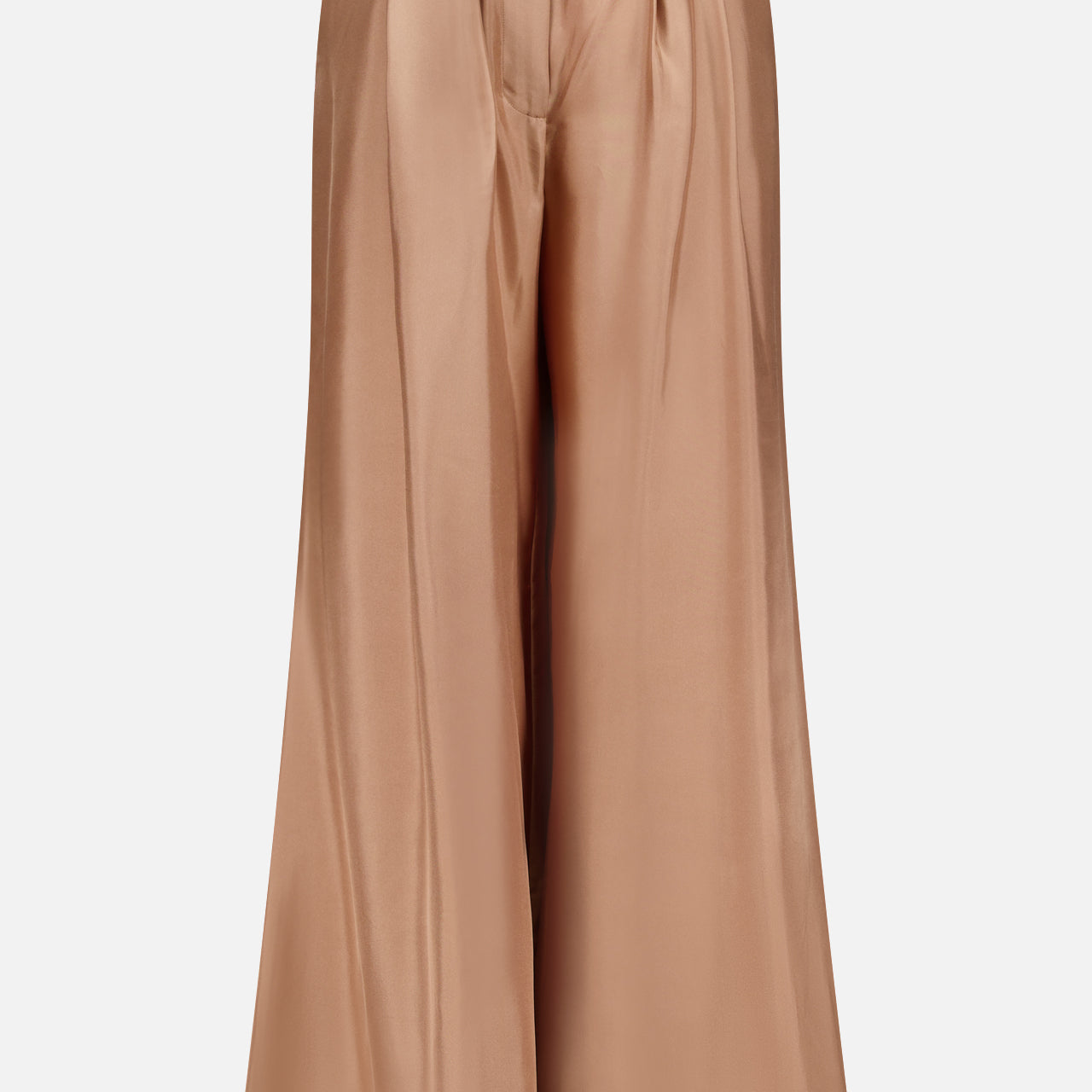 Wide Leg Shiny Silk Pants (14702068859243)