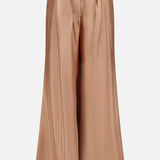 Wide Leg Shiny Silk Pants (14702068859243)