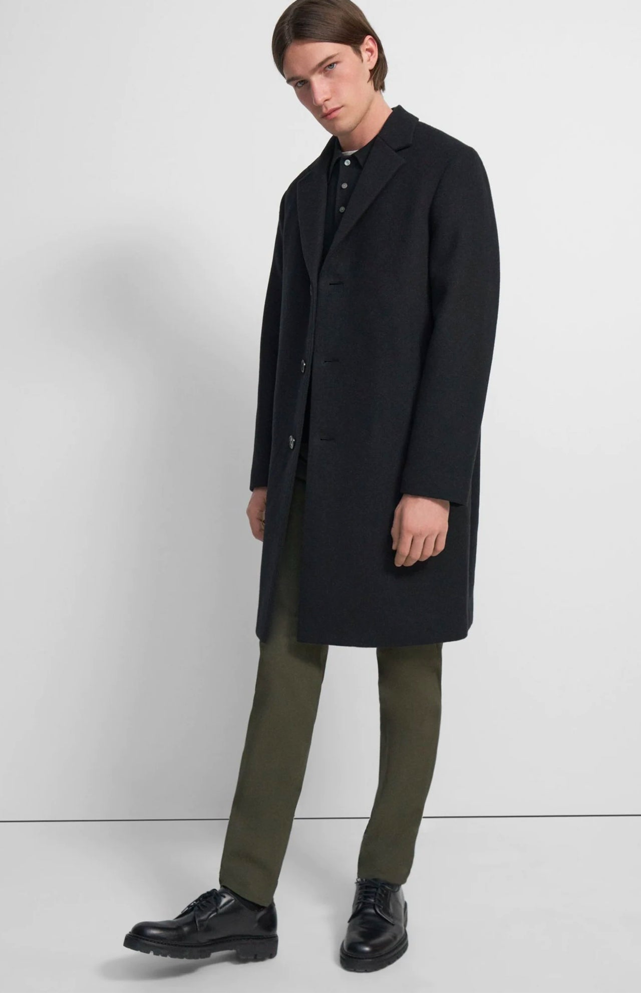 Theory Men s Suffolk Long Coat A.K. Rikk s