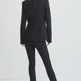 Veronica Beard Iconic Scuba Dickey Jacket Black Back Model Image (7007038996595)