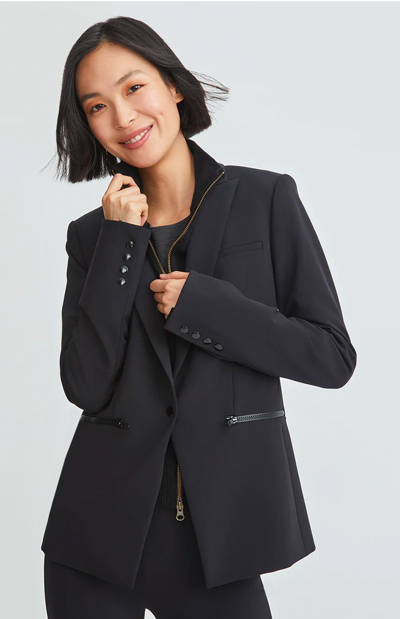 Veronica Beard Women s Iconic Scuba Dickey Jacket A.K. Rikk s US 4