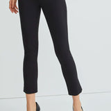 Veronica Beard Scuba Legging Black Front Cropped Model Image (7007039127667)