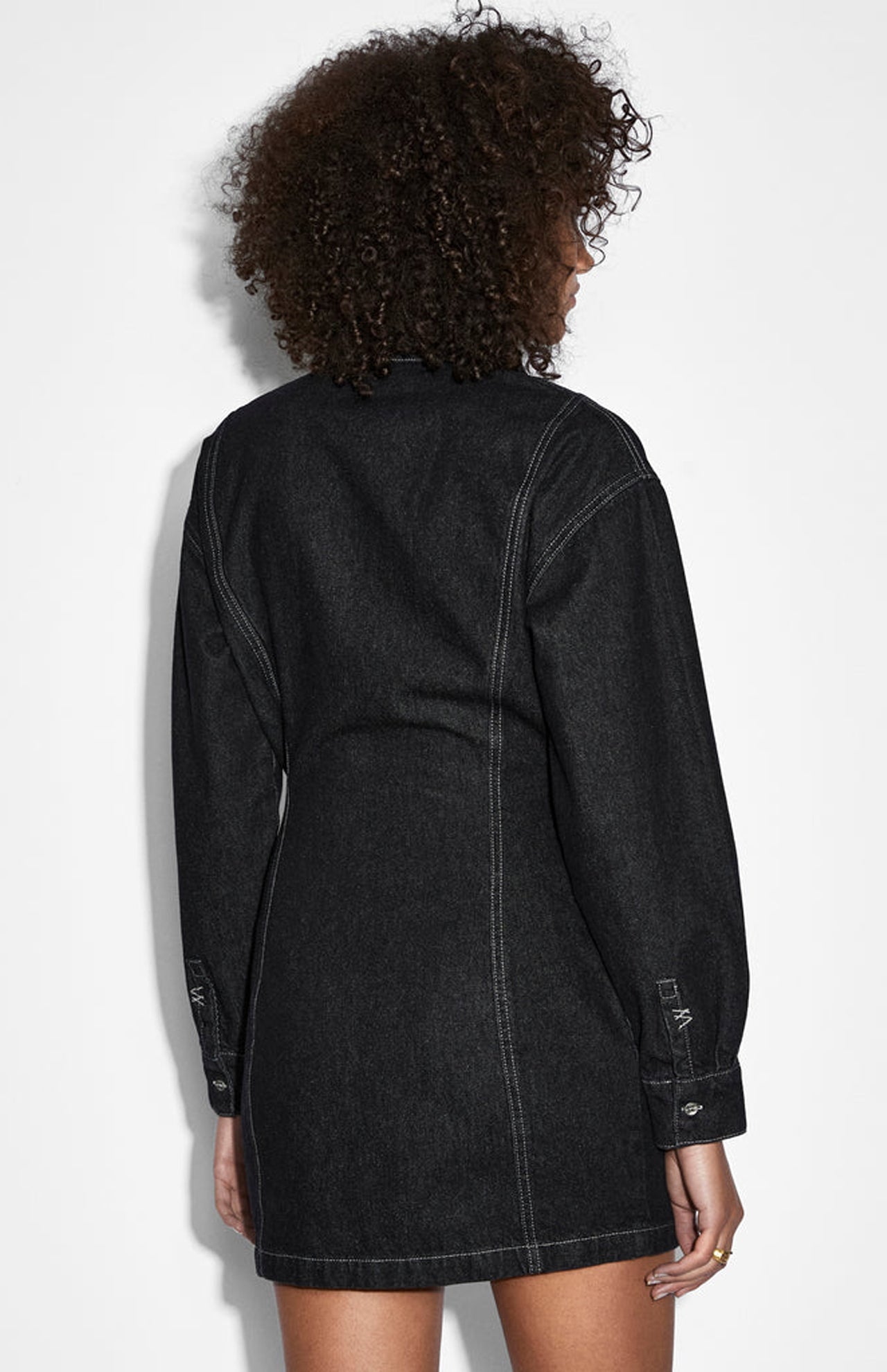 Cutout Shirt Dress (6992840523891)