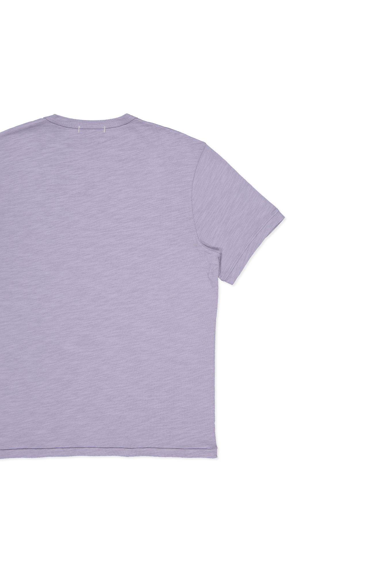 Alex Mill Standard Slub Cotton Tee in Celi Blue - Back Detail Image (6933959704691)