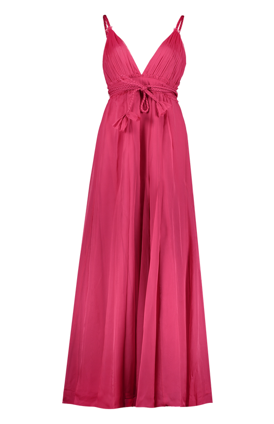 Carisa Deep V Ball Gown (6859260821619)