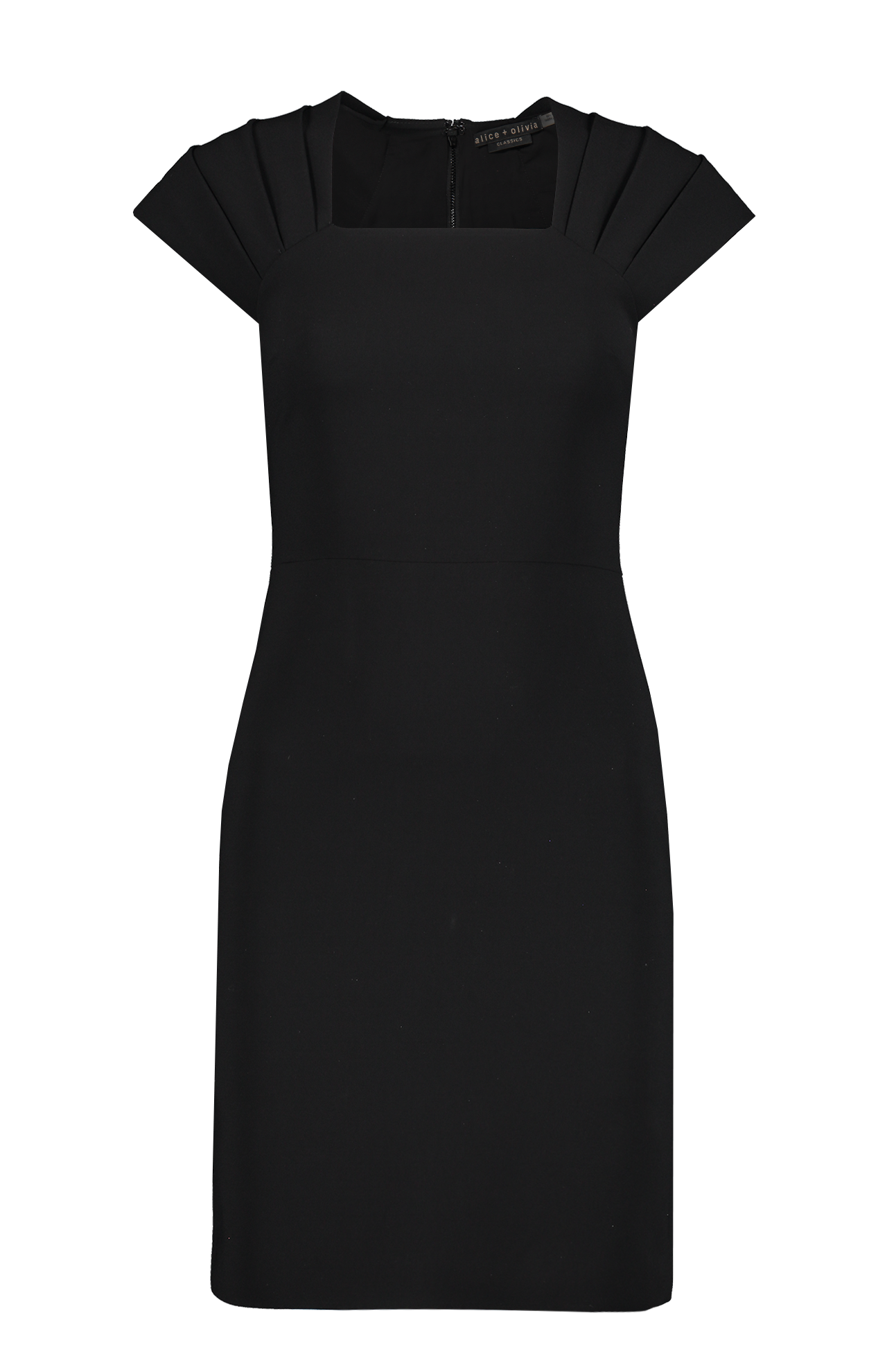 Kiro Pleated Shoulder Midi Dress (7026297667699)