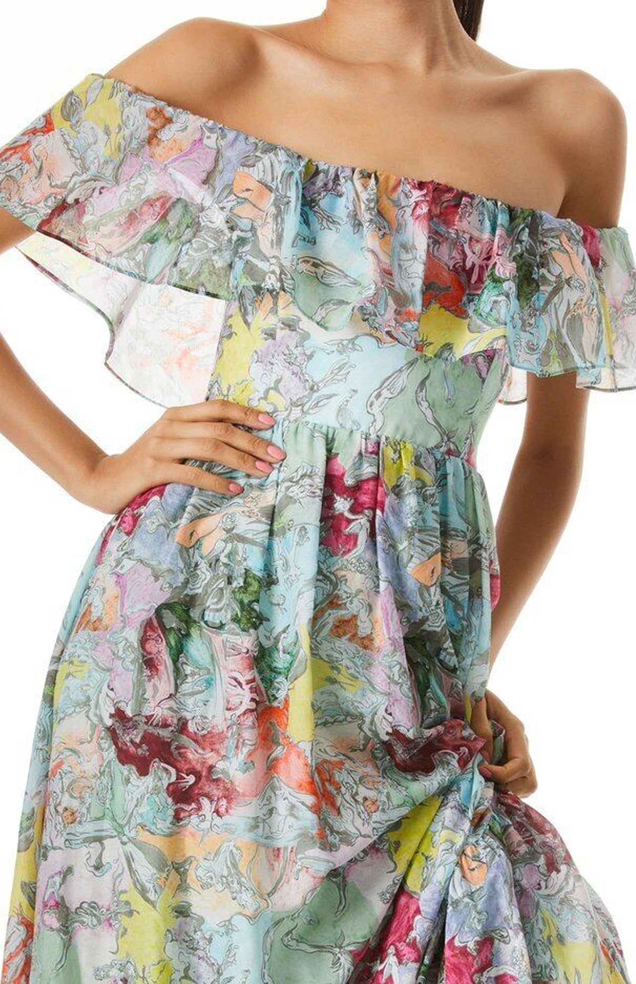 Temple Off Shoulder Maxi Dress (6868493664371)