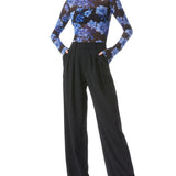 Delaina Turtleneck Mesh Top (6992143810675)