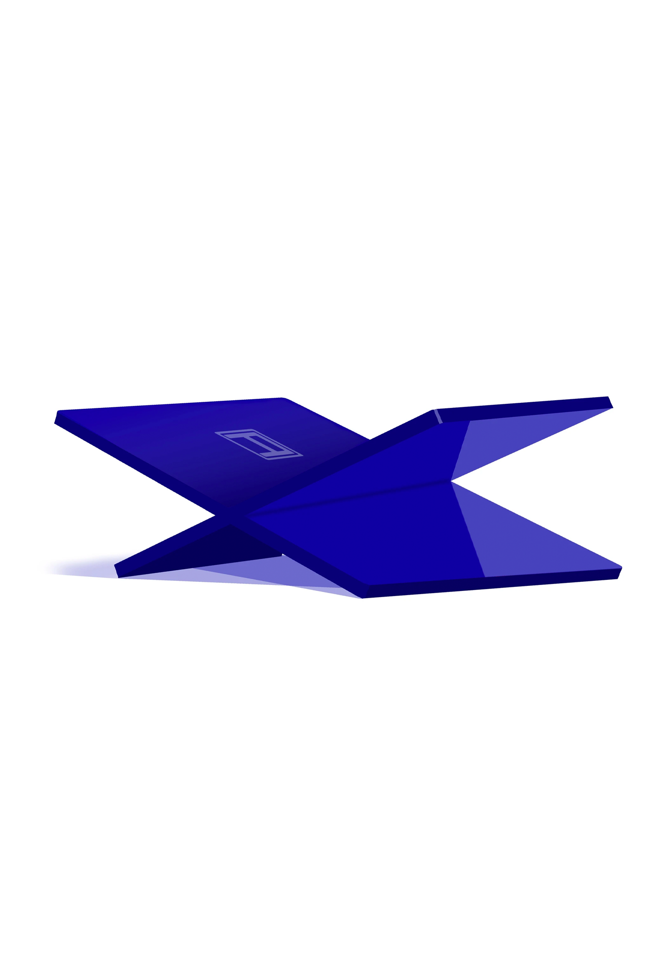 Assouline A Bookstand Blue Angled Image (6637675905139)