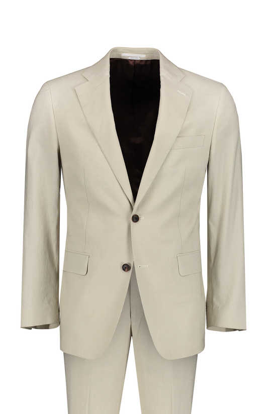 Stretch Cotton & Linen Suit (7087450161267)