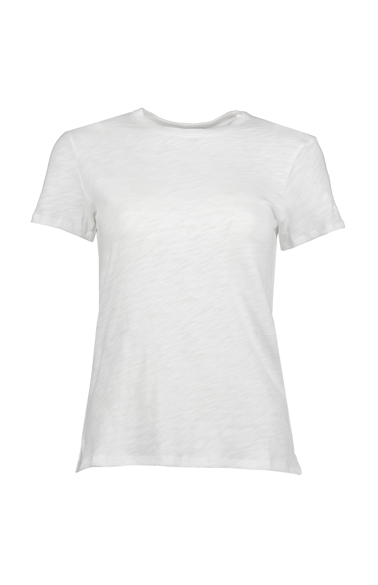 ATM Knit Schoolboy Crew White Front Mannequin Image (6706413502579)