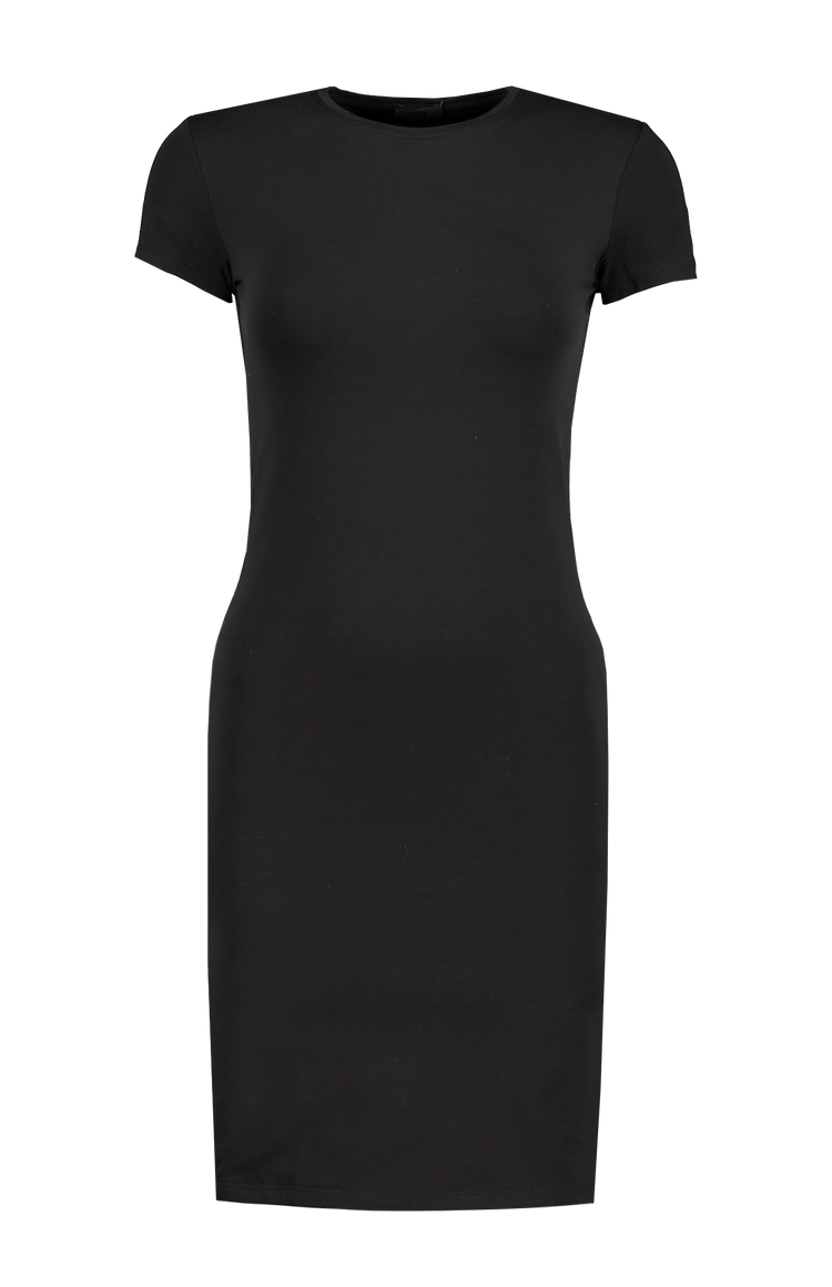 Pima Cotton Short Sleeve Mini Dress (6832780509299)