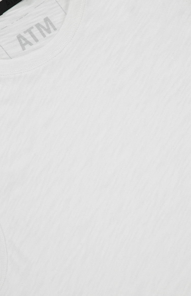 ATM Slub Jersey Sleeveless School Boy in White - Collar Detail Image (6843940798579)