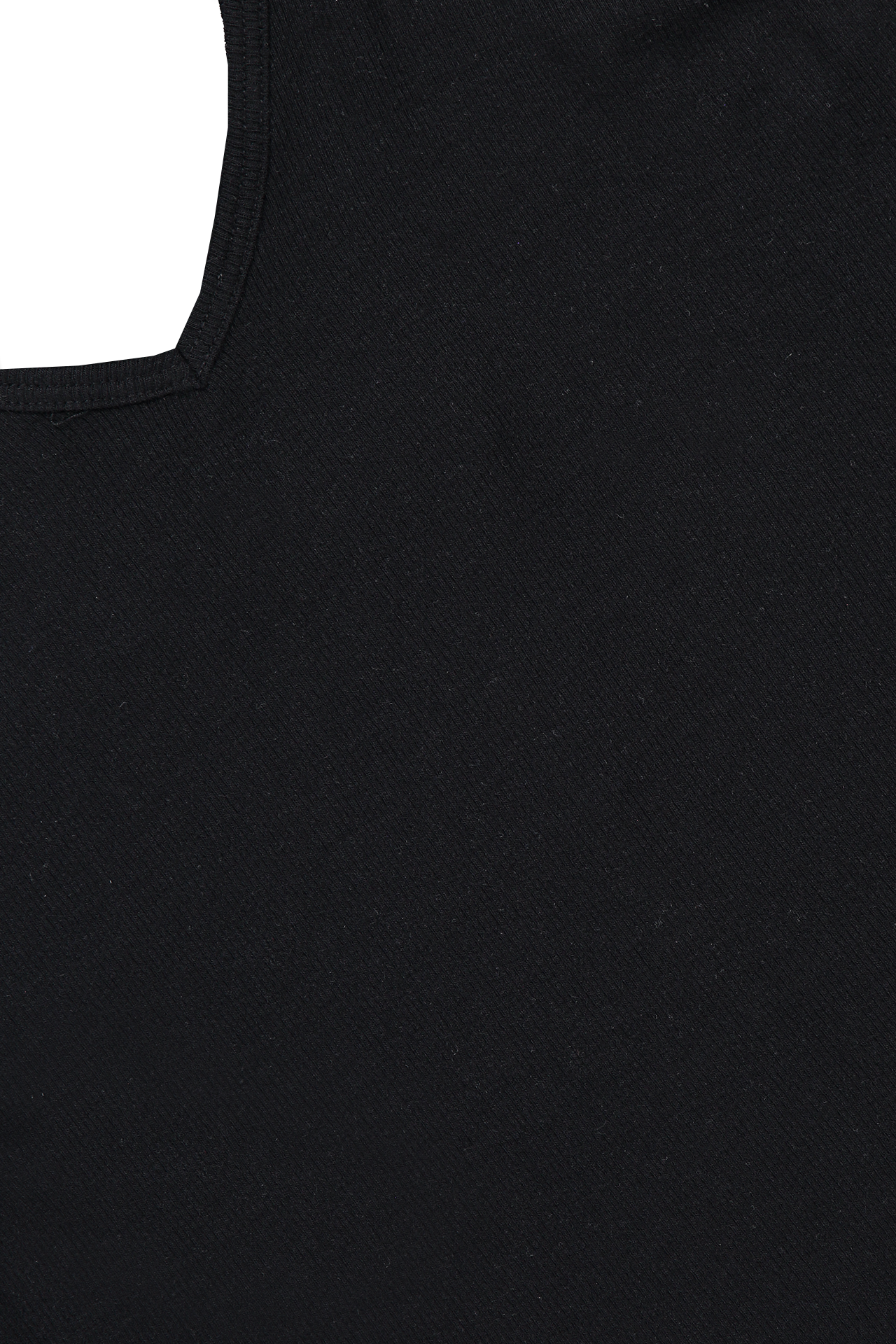 ATM V-Neck Tank Bodysuit Black Collar Detail (6616001937523)