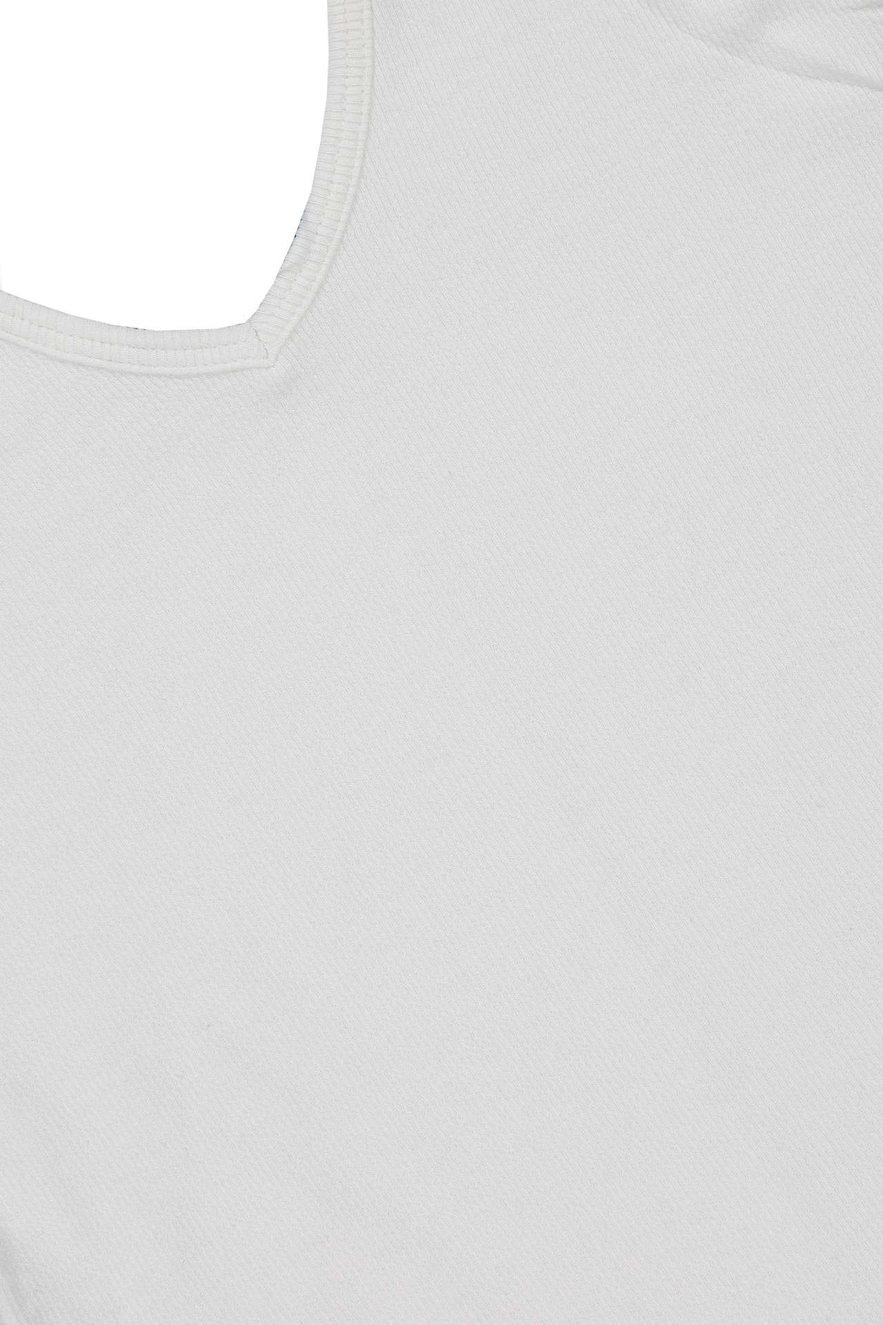 ATM V-Neck Tank Bodysuit White Collar Detail Image (6706401280115)