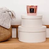 Baobab Candle Les Exclusives Roseum in Metallic Rose, Editorial Image (7063259021427)