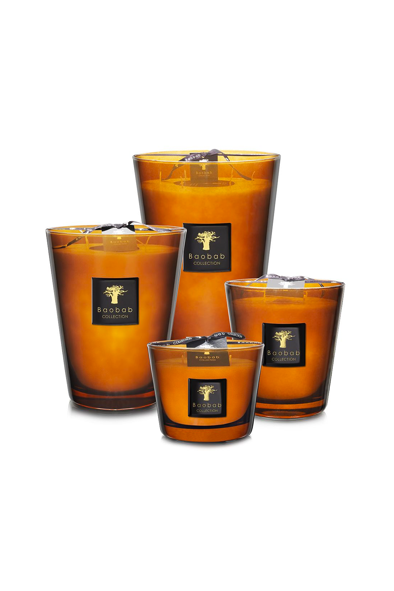 Baobab Max 10 Les Prestigieuses Cuir De Russie Candle Set Image (4615288553587)
